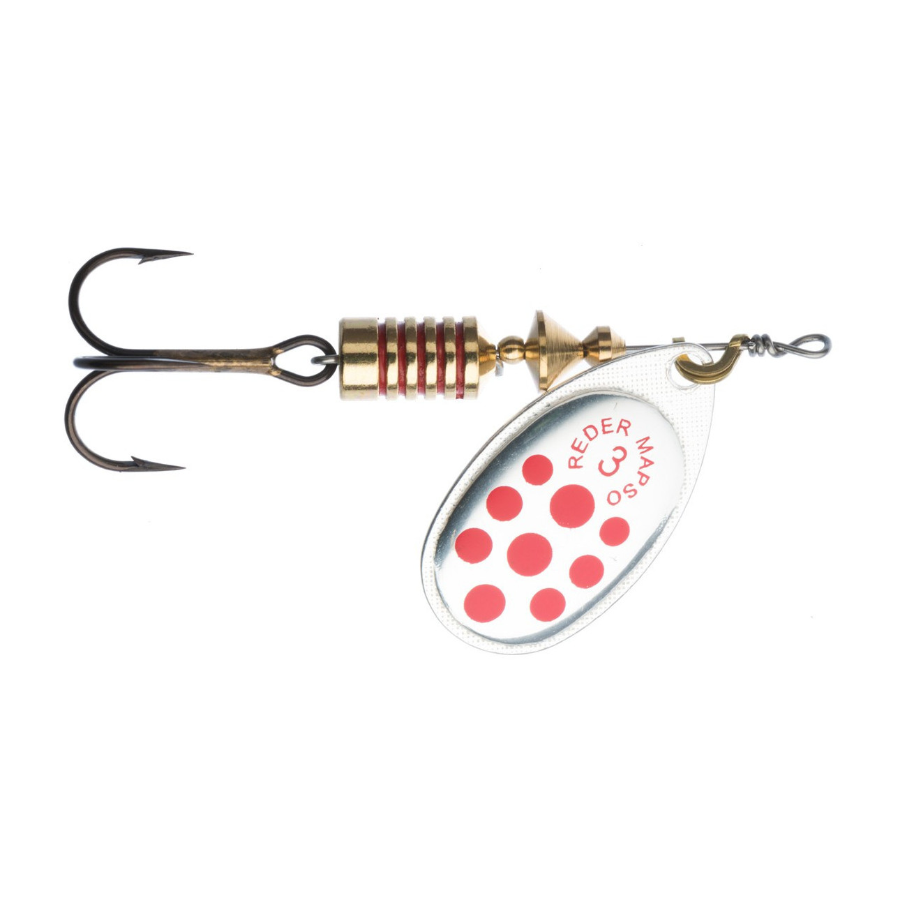 Köp Jaxon Reder 3 - Silver/Röda prickar (7g) på Miekofishing.se!