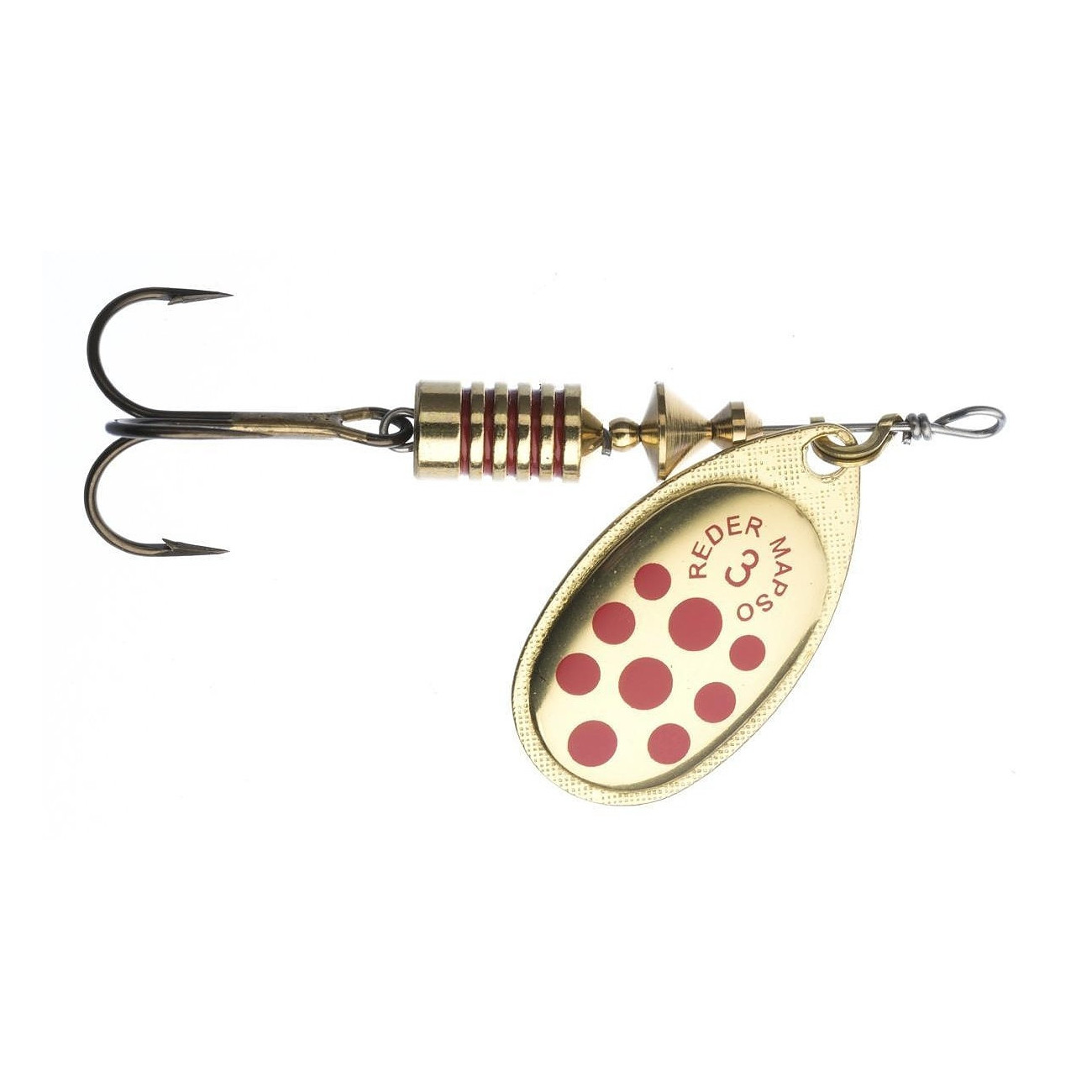 Köp Jaxon Reder 3 - Guld/Röda prickar (7g) på Miekofishing.se!