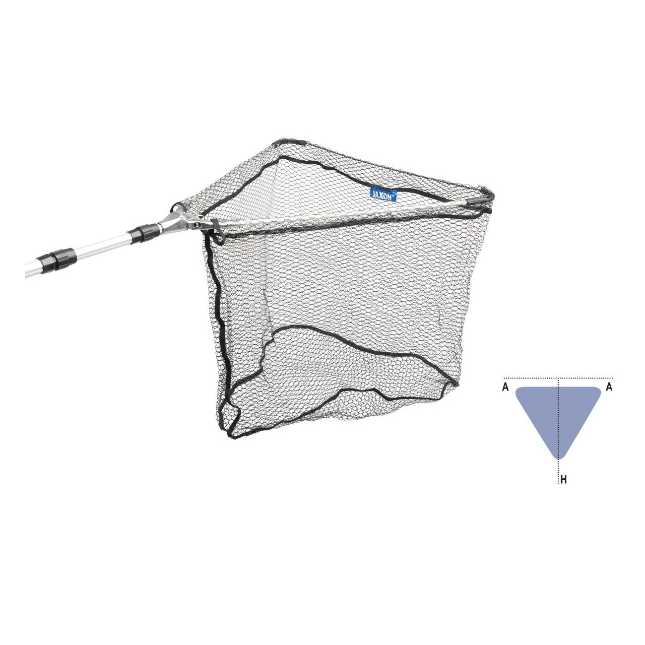 Köp Jaxon Teleskopisk håv med gummerat nät (3-sektioner, 3m) på MiEKO!