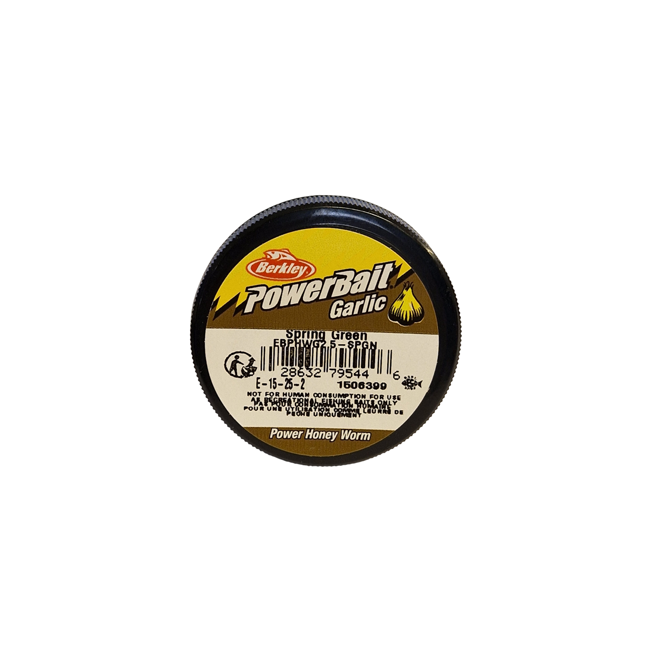 Köp PowerBait Honey Worm 25mm - Spring Green (Garlic) på MiEKOfishing!