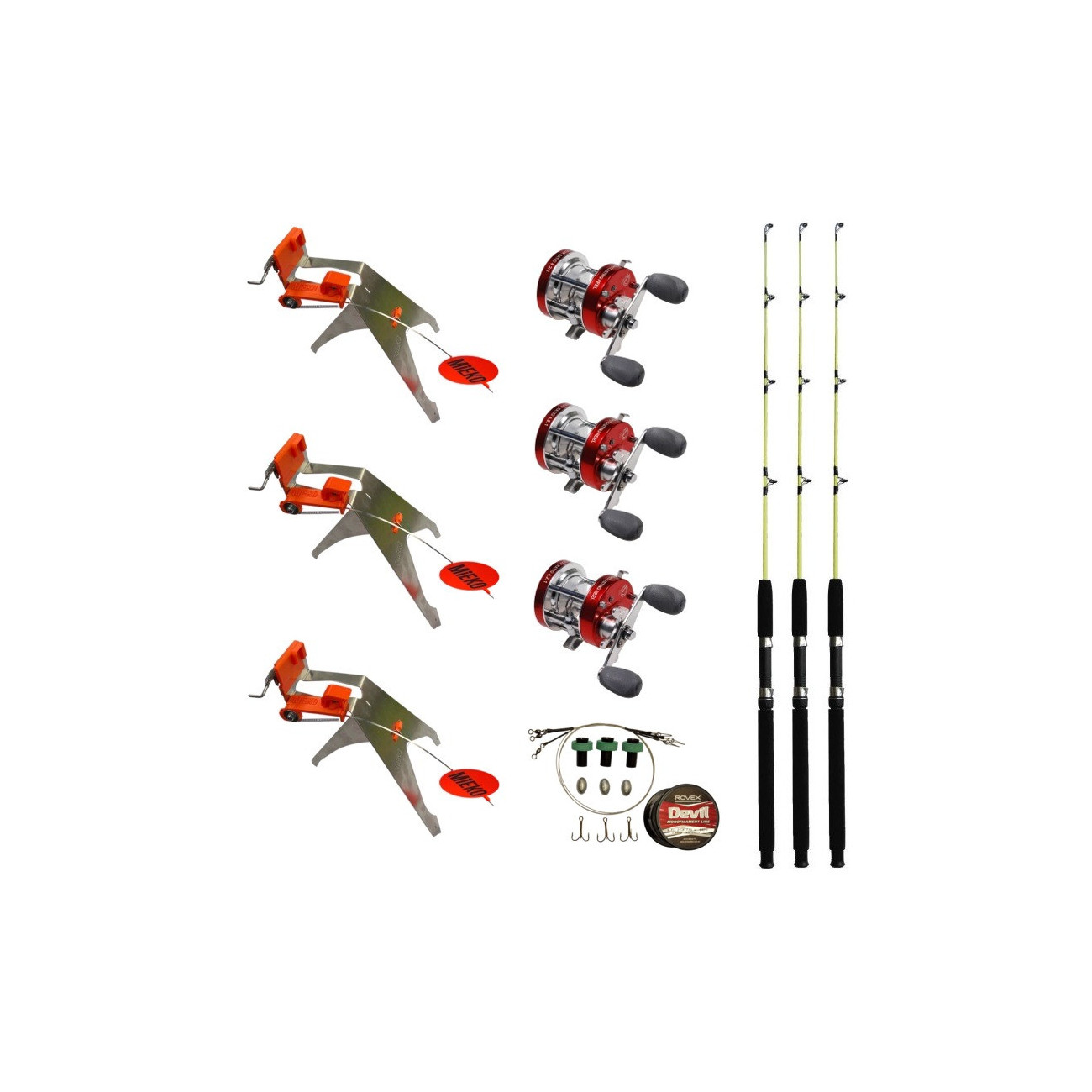 Köp Ismeteset Gädda/Gös 2 - All Inclusive (3-pack) på Miekofishing.se!