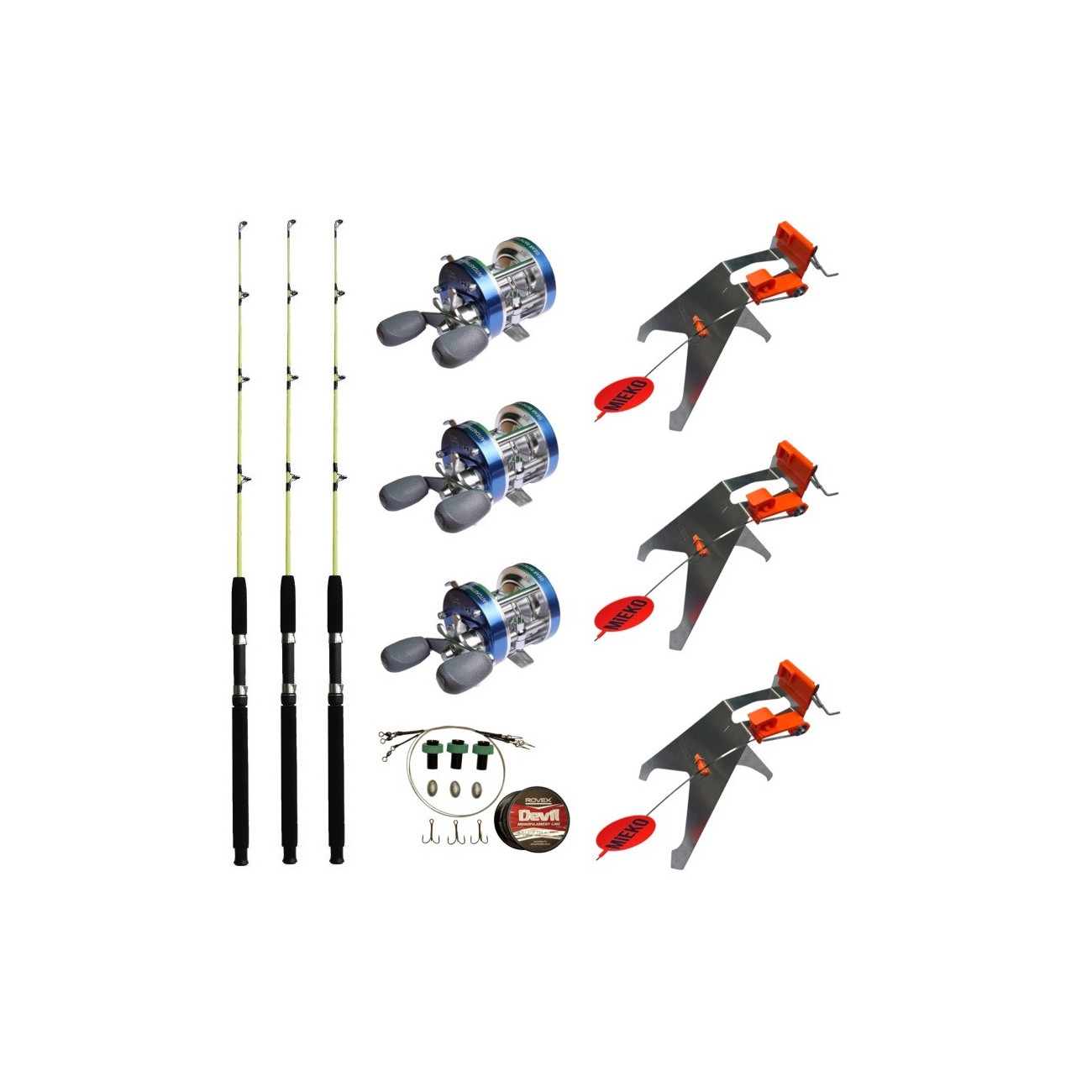 Köp Ismeteset Gädda/Gös 2 - All Inclusive (3-pack) på Miekofishing.se!