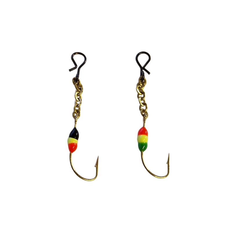 Köp FIBE Enkelkrok på kedja - Pimpelkedja med lyskrok (2-P) på MiEKO!