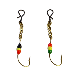 Köp FIBE Enkelkrok på kedja - Pimpelkedja med lyskrok (2-P) på MiEKO!