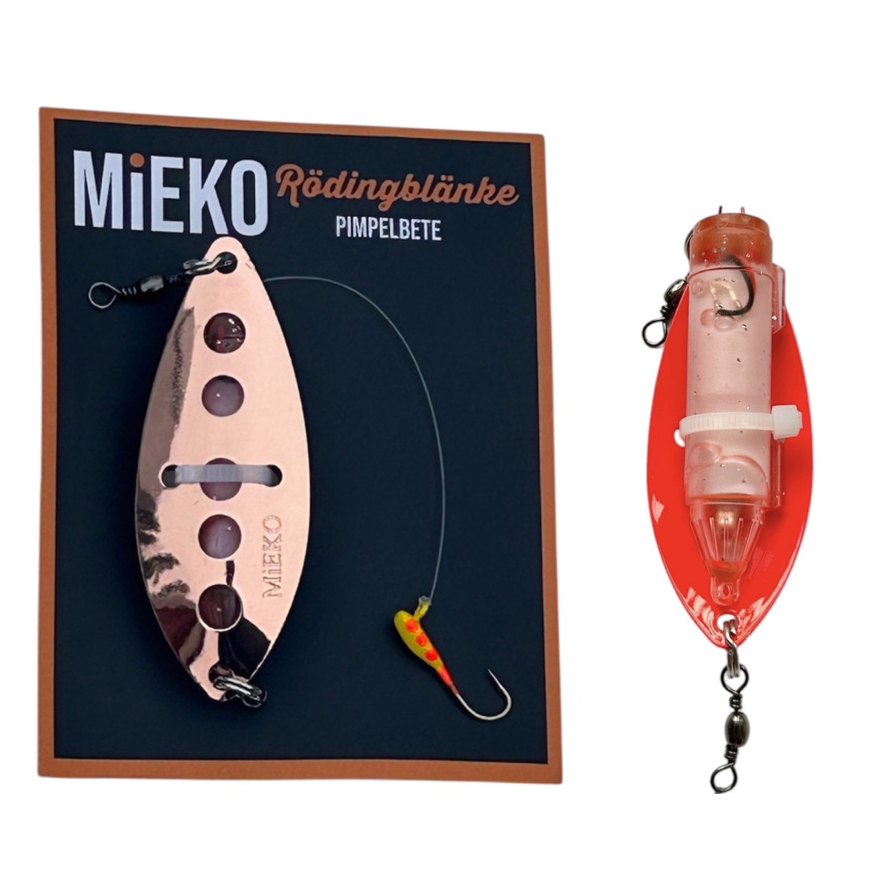 Köp Mieko Rödingblänke - Hot Orange med mormyska på Miekofishing.se!