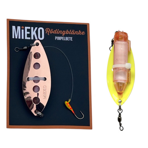 Köp Mieko Rödingblänke - Hot Yellow med mormyska på Miekofishing.se!