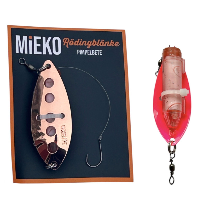 Köp Mieko Rödingblänke - Pink (Fluo) med krok B983 på Miekofishing.se!