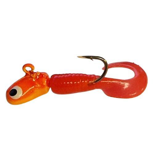 Köp din mormyska Twisted Tail - Fluo Röd (färg 3) på Mieko Fishing!