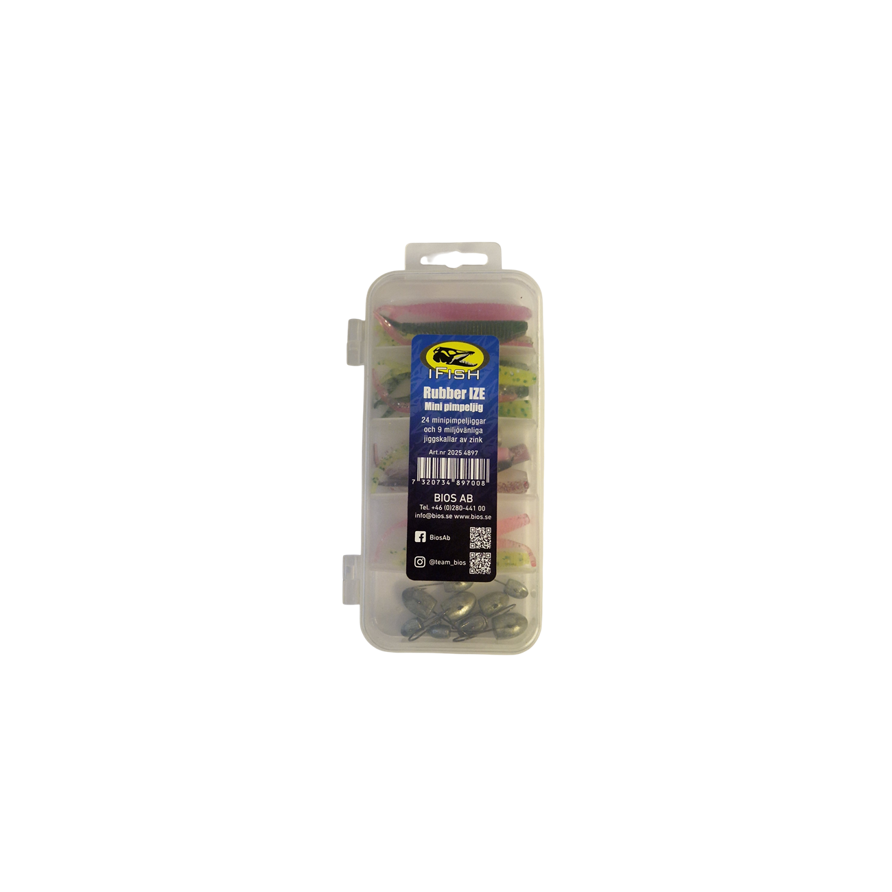 Köp IFISH Rubber IZE Mini Pimpeljigg Kit - 24p på Miekofishing.se!