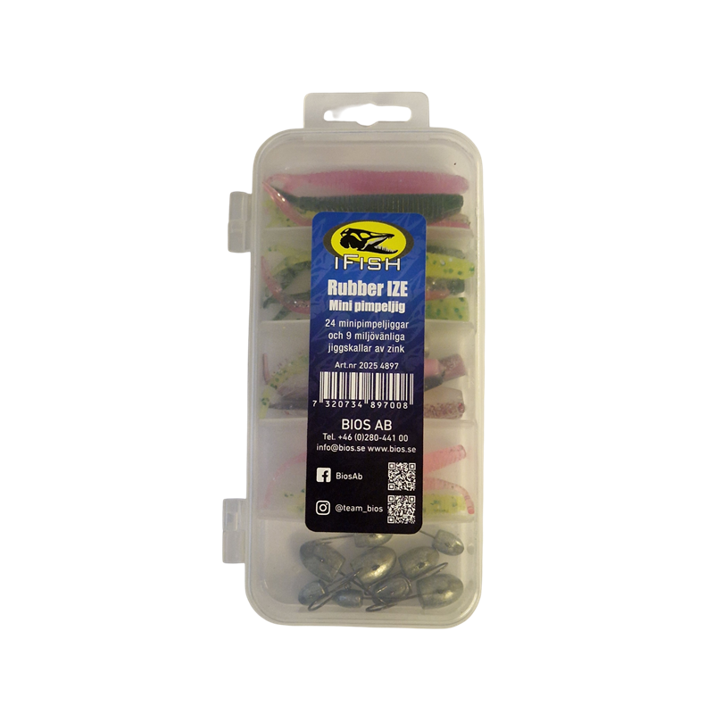 Köp IFISH Rubber IZE Mini Pimpeljigg Kit - 24p på Miekofishing.se!