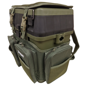 Köp Jaxon Pimpelskrylla Grön/Svart inkl ryggsäckstillsats på MiEKO!