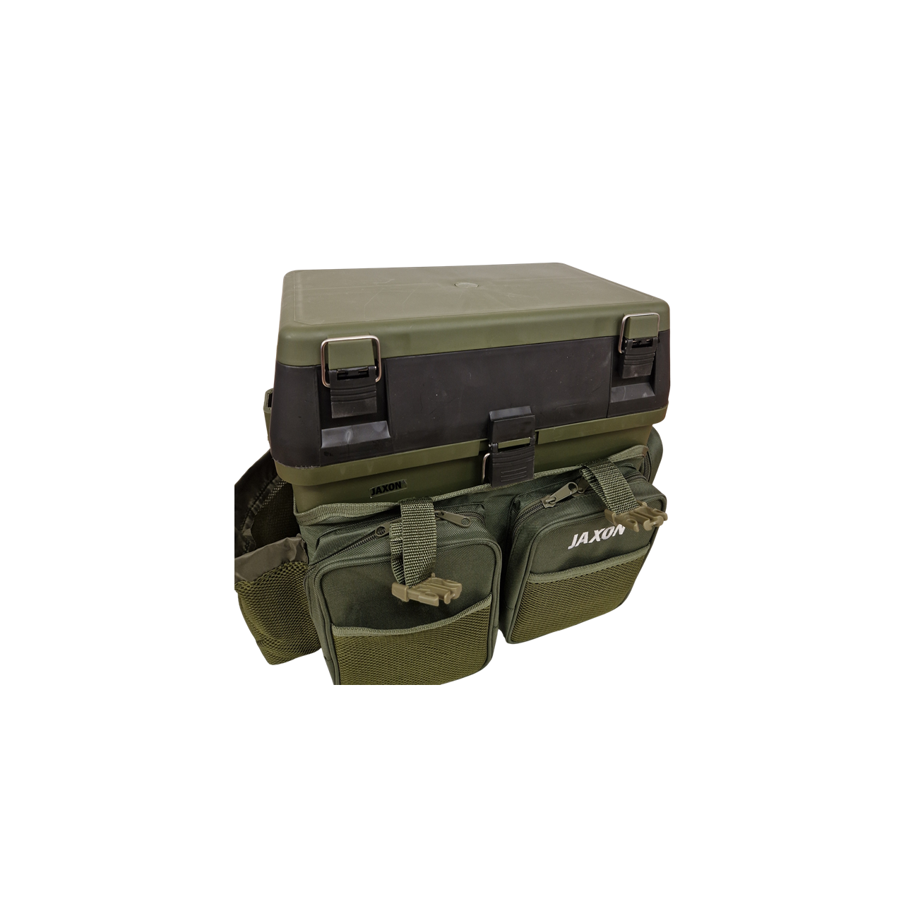 Köp Jaxon Pimpelskrylla Grön/Svart inkl ryggsäckstillsats på MiEKO!