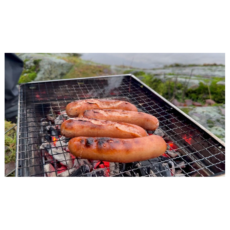 Köp Hurricane Grill Box i Rostfritt (39x30x8cm) hos Mieko Fishing!