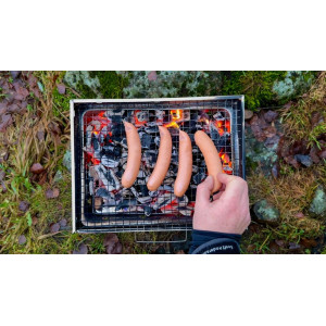 Köp Hurricane Grill Box i Rostfritt (39x30x8cm) hos Mieko Fishing!