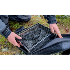 Köp Hurricane Grill Box i Rostfritt (39x30x8cm) hos Mieko Fishing!