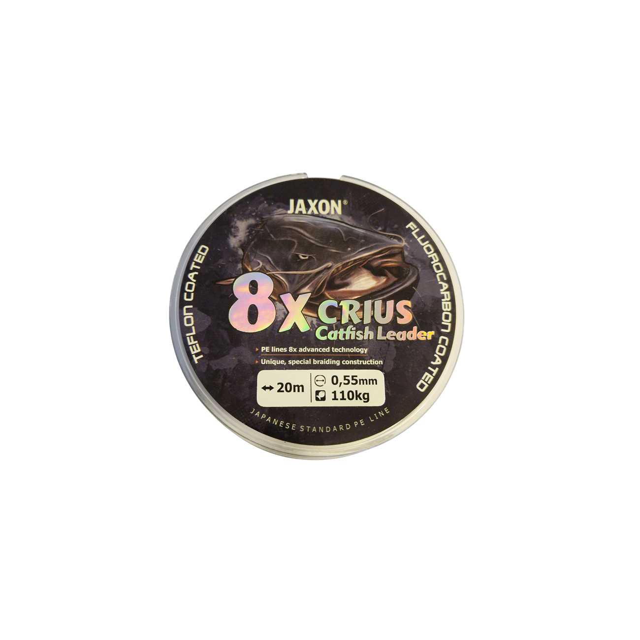 Köp Jaxon 8x CRIUS Catfish Leader 110kg 0,55mm - 20m på MiEKOfishing!