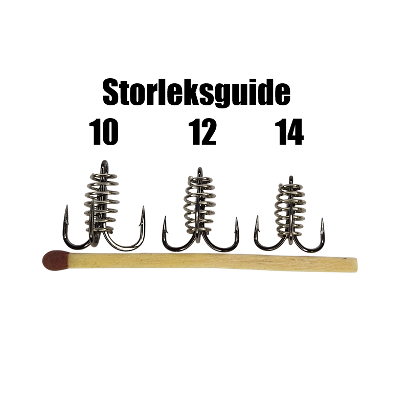 Köp Hurricane Degkrok - stl 10 (5pack)  på Miekofishing.se