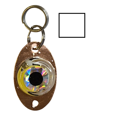 Köp Blinkögat Mini-Mini - Vit (Miniblänke med Blink) på MiEKOfishing!