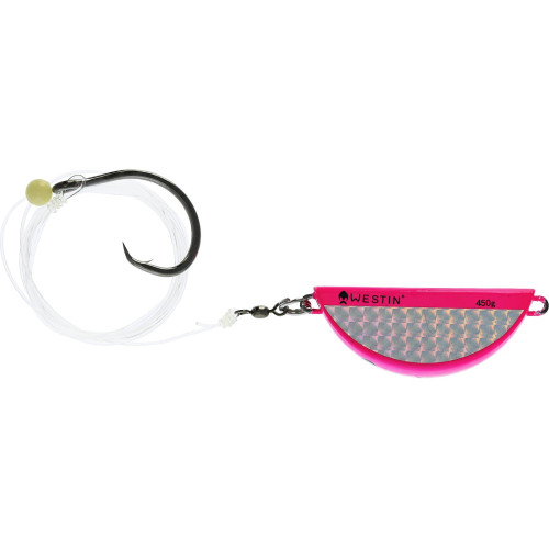 Köp Westin Halibut Anti Twist Rig 350 gr - Pink Flash på Miekofishing!