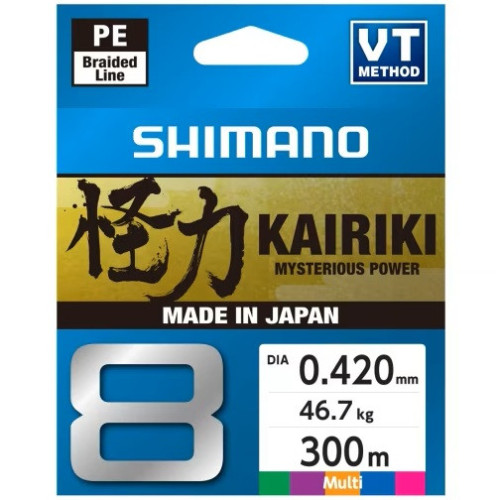 Köp Shimano Kairiki-8, 0,420mm/46,7kg - 300m (Multi) på MiEKOfishing!