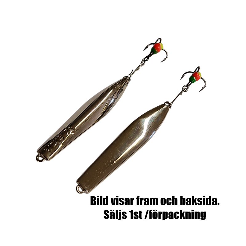 Köp Hurricane Vickepirken 7 gr 46mm Slät - Silver på MiEKOfishing.se!