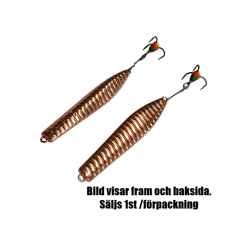 Köp Hurricane Vickepirken 7 gr 46mm Räfflad - Koppar på MiEKOfishing!