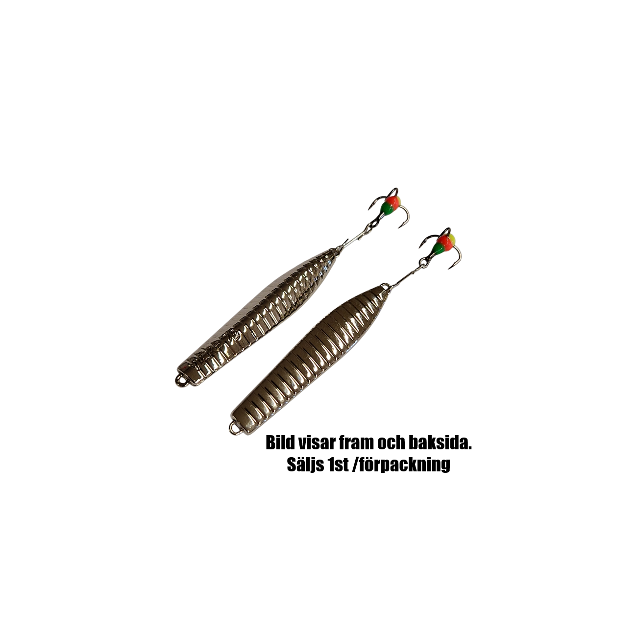 Köp Hurricane Vickepirken 7 gr 46mm Räfflad - Silver på MiEKOfishing!