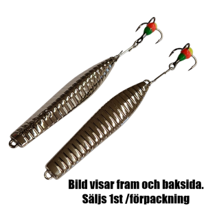 Köp Hurricane Vickepirken 7 gr 46mm Räfflad - Silver på MiEKOfishing!