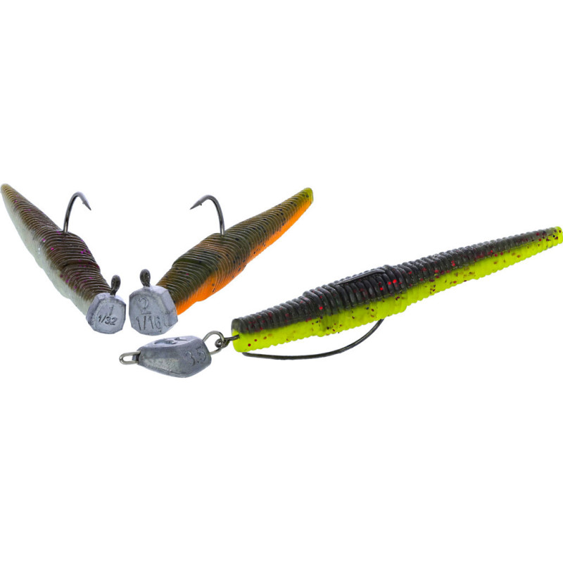 Köp Westin Ned Worm Slim RnR  - Clear Water Mix på MiEKOfishing.se!