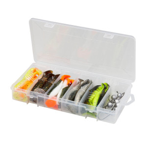 Köp Savage Gear Cannibal Shad Kit 8-10cm 36pcs på MiEKOfishing.se!
