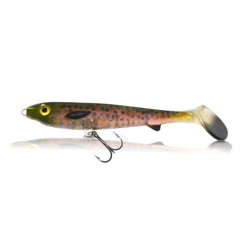 Köp Flatnose Shad Jr 12 cm RnR - Transparent Perch (3-pack) på MiEKO!