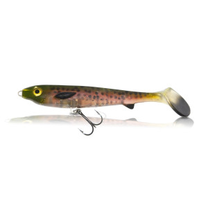 Köp Flatnose Shad Jr 12 cm RnR - Transparent Perch (3-pack) på MiEKO!