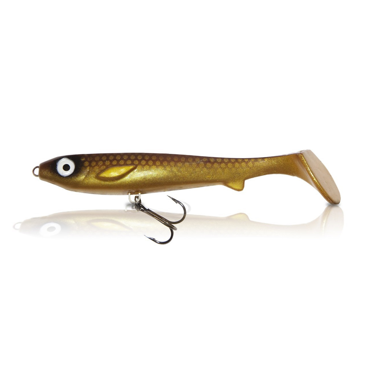 Köp Flatnose Shad Jr 12 cm RnR - Golddigger (3-pack) på MiEKO!