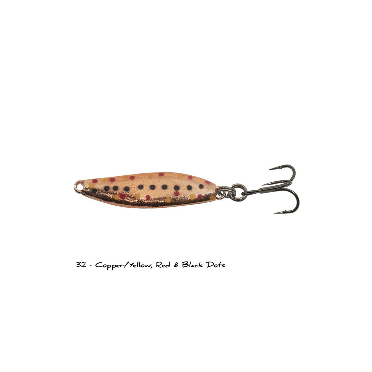 Köp Turbodraget 14g - Färg 32 Copper Y/R/B Dots på Miekofishing.se!