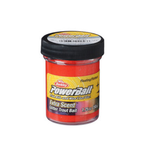 Köp Powerbait Extra Scent - Salmon Red Glitter på Miekofishing.se!