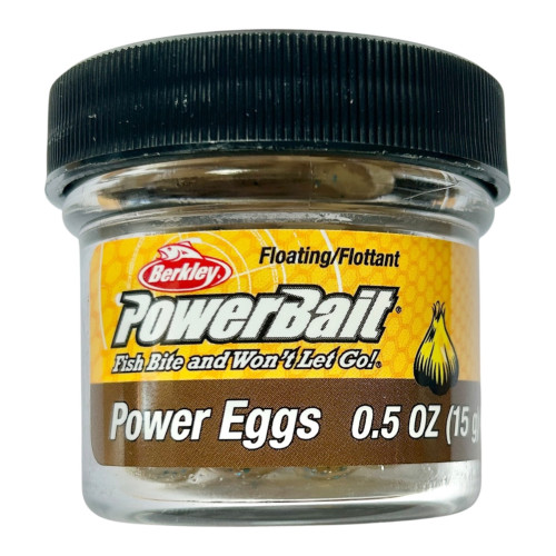 Köp PowerBait Power Eggs Garlic - Clear G/White på Miekofishing.se!