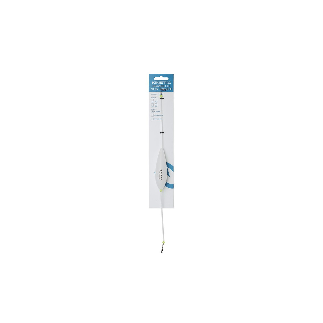 Köp Kinetic Bombette Non Tangle Vit - Flytande 25g på Miekofishing.se