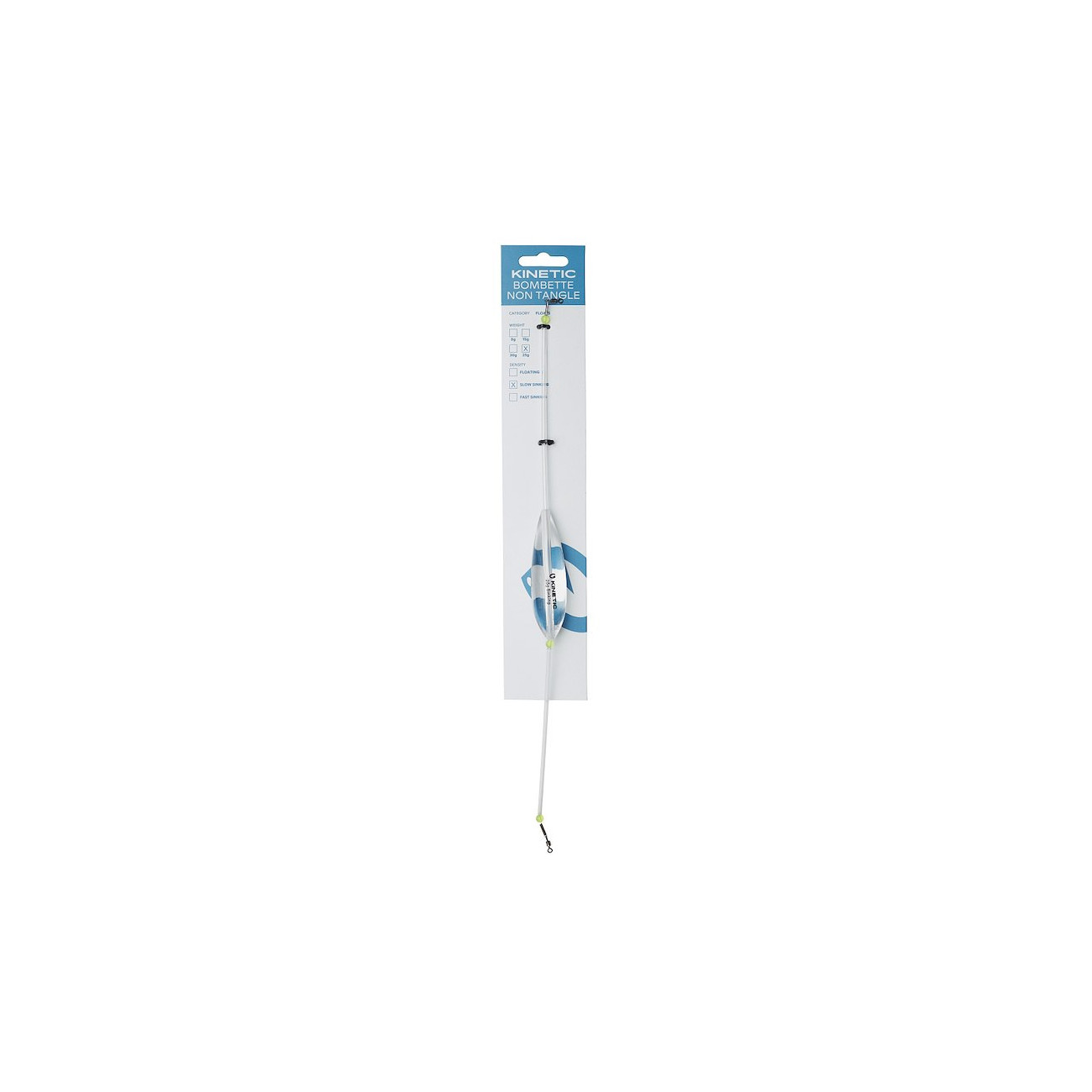 Köp Kinetic Bombette Non Tangle Clear - SS 25g på Miekofishing.se