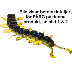 Köp Westin Centipede 9,5cm 4g - Pumpkin Pepper (4-pack) på MiEKO!