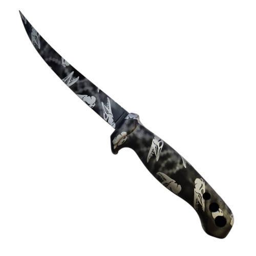 Köp IFISH Filékniv Black Scull 6" på Miekofishing.se!