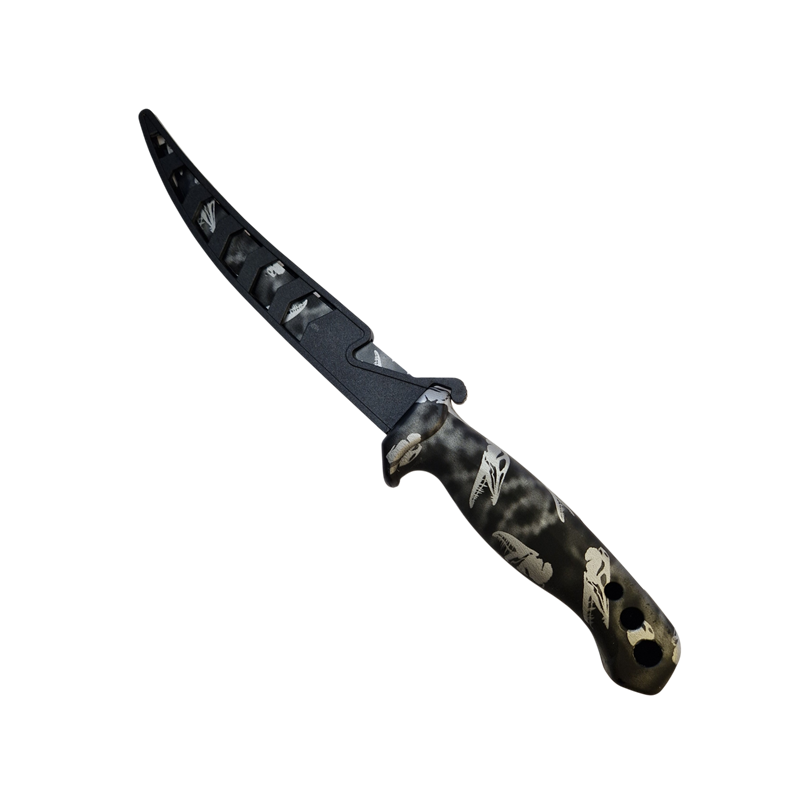 Köp IFISH Filékniv Black Scull 6" på Miekofishing.se!