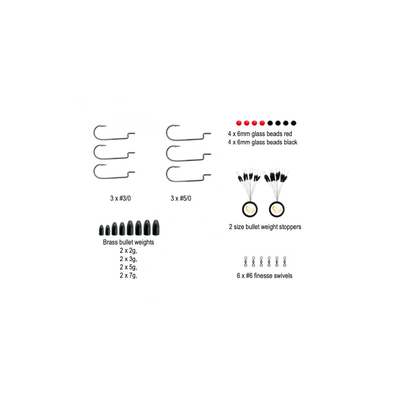 Köp Savage Gear Rib Worm Kit 9-10,5cm 60pcs på MiEKOfishing.se!