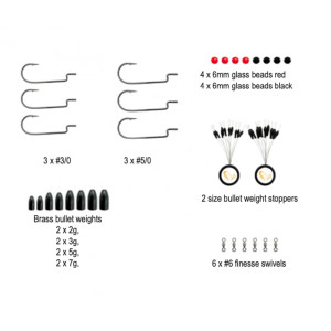 Köp Savage Gear Rib Worm Kit 9-10,5cm 60pcs på MiEKOfishing.se!