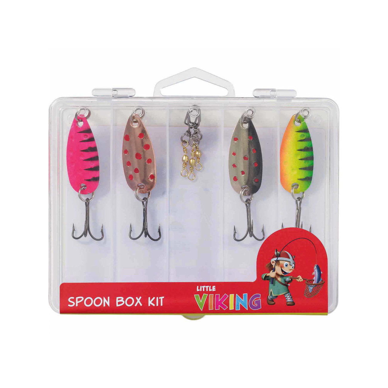 Köp Kinetic Little Viking Spoon Box Kit på Miekofishing.se!