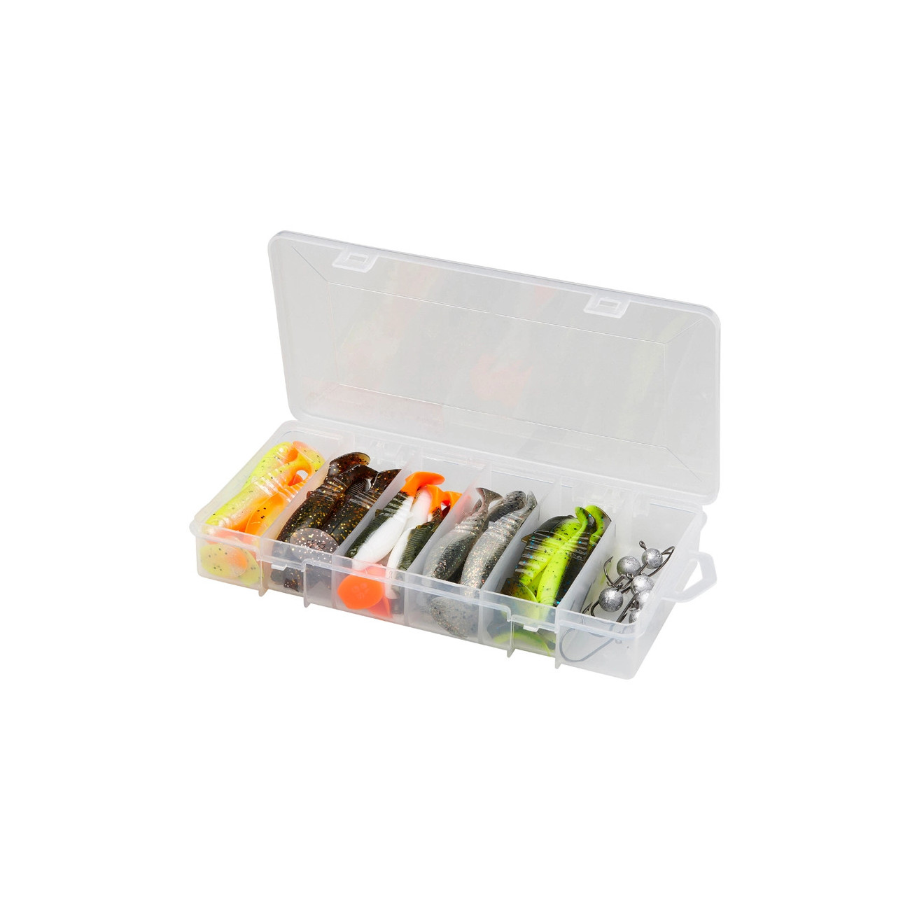 Köp Savage Gear Cannibal Shad Kit 6,8 - 8cm 36pcs på Miekofishing.se!