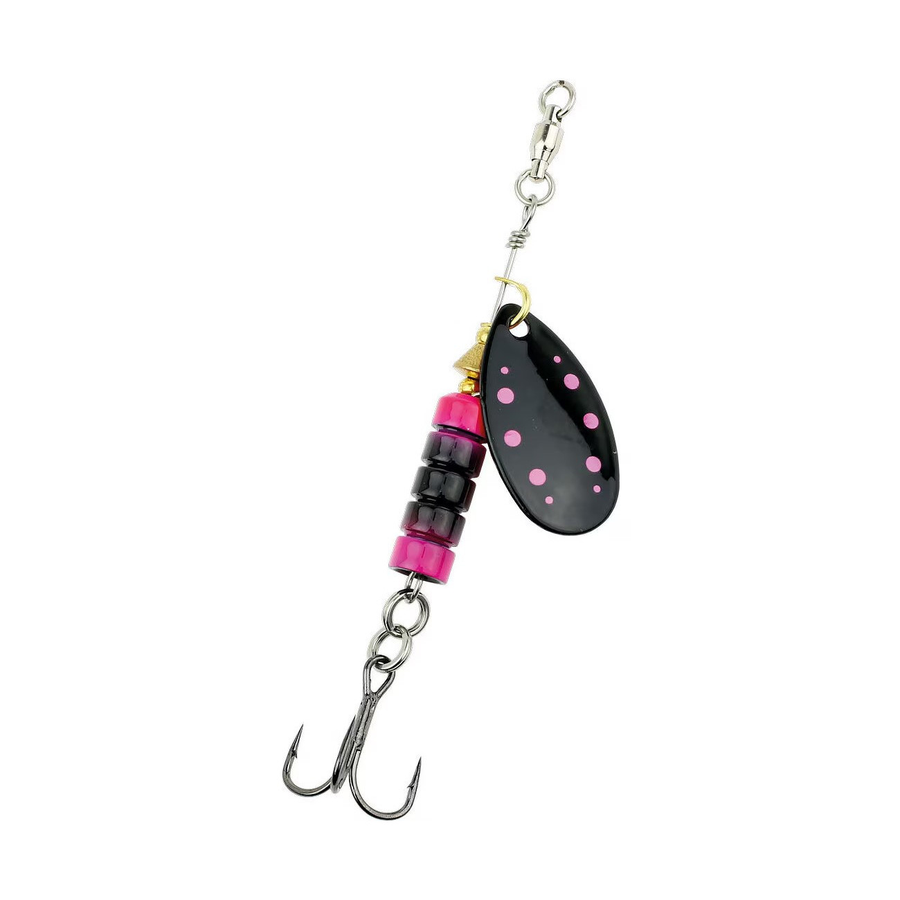 Köp Wiggler Cirkus Spinnaren 10g - Svart Magenta på Miekofishing.se!