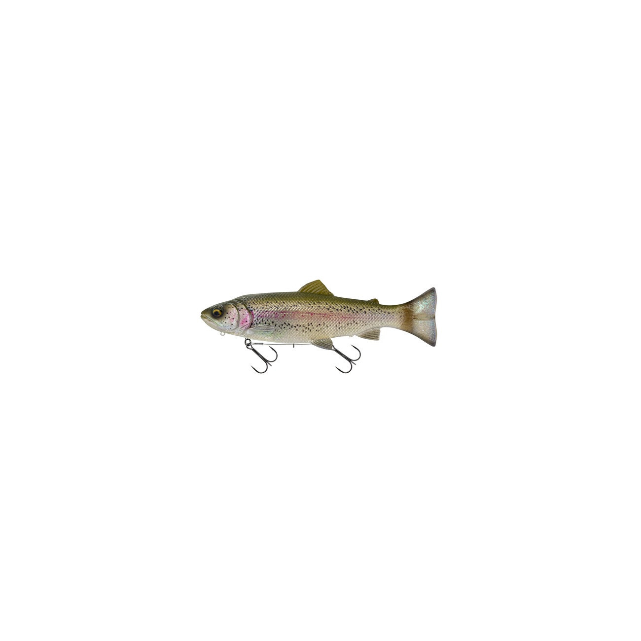Köp SG 3D Line Thru Pulsetail Trout 16cm - Rainbow på Miekofishing.se!