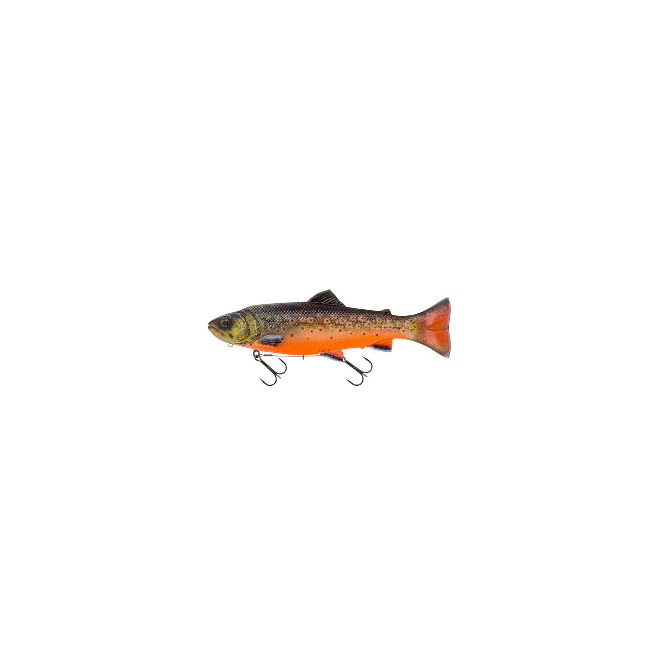 Köp SG 3D Line Thru Pulsetail Trout 16cm - Rainbow på Miekofishing.se!
