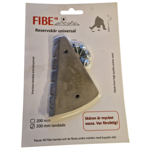 Köp Fibe Universal Reservskär Kupade Tandade - 200mm på MiEKOfishing!