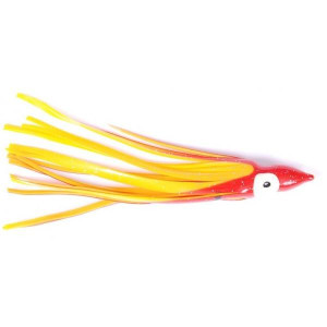 Bläckfisk röd/gul 9cm, 3-pack